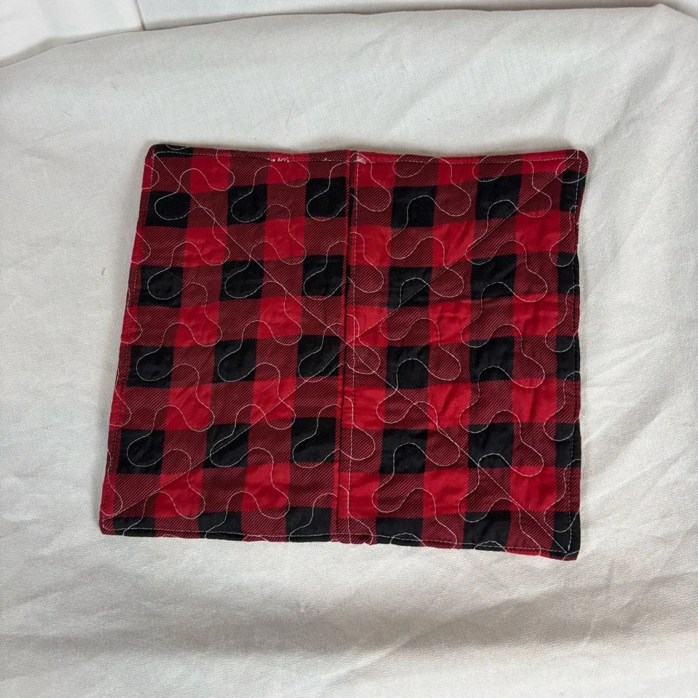 Handmade Christmas Buffalo Check Quilted Hot Pad‎ | 3-Pack | 9